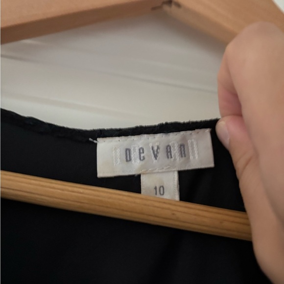 VTG Y2K Devan Black Lace Dress Split Sleeve Whismigoth Witchy - Picture 3 of 6